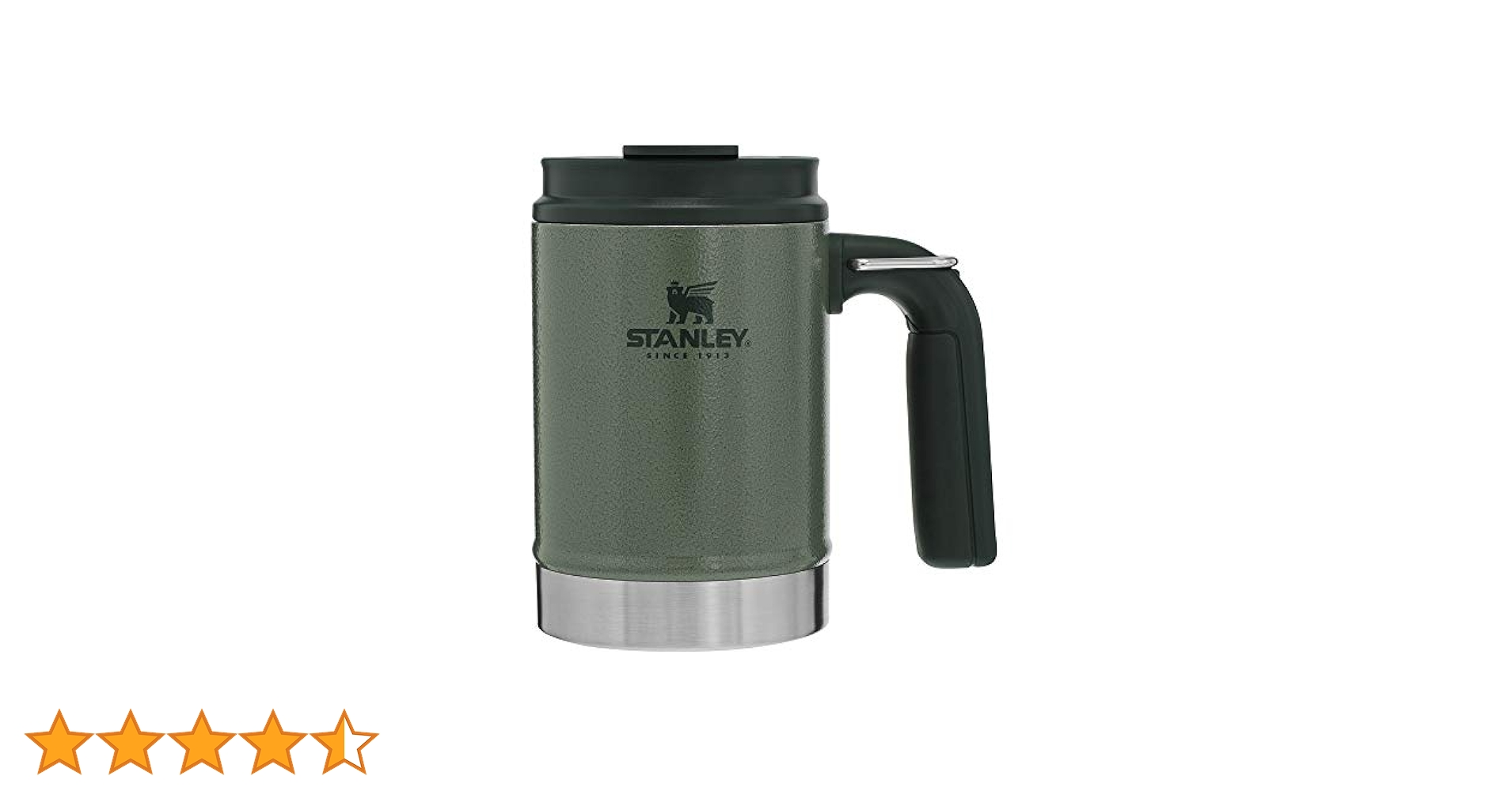Stanley Classic Big Grip Camp Mug 16oz, Hammertone Green